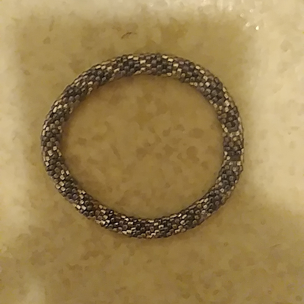Handmade Black & Gold Bracelet